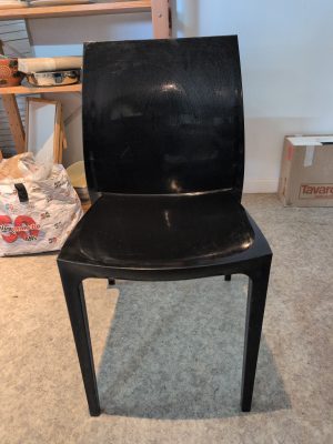 Lot de 2 chaises en plastique